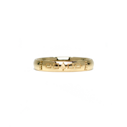 18kt gold 4mm Confederacy Band